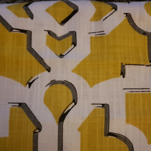Richloom Yellow & Gray Fabric - Picture 5 of 5